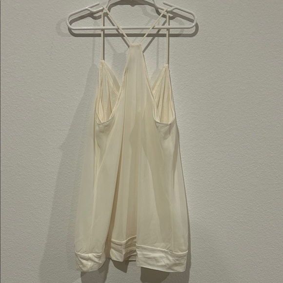 Express Ivory Racerback Halter Top - Picture 2 of 2